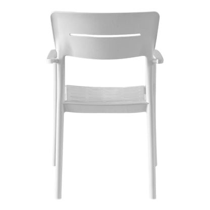 Armchair Pilma White PP 57x54x82