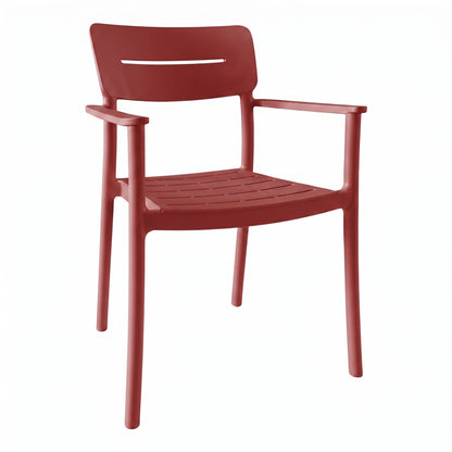 Πολυθρόνα Pilma Terracotta PP 57x54x82