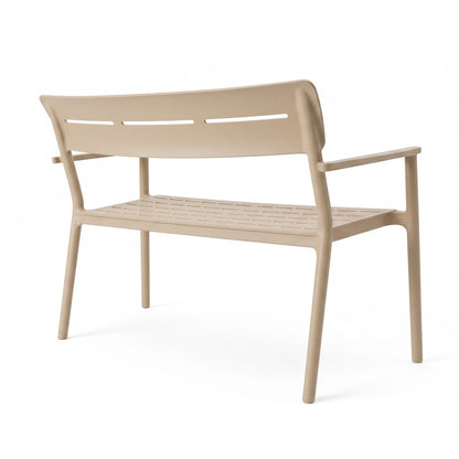 Παγκάκι Διθέσιο Cadrin Cappuccino PP 117x60x83