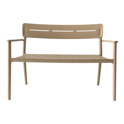 Παγκάκι Διθέσιο Cadrin Cappuccino PP 117x60x83