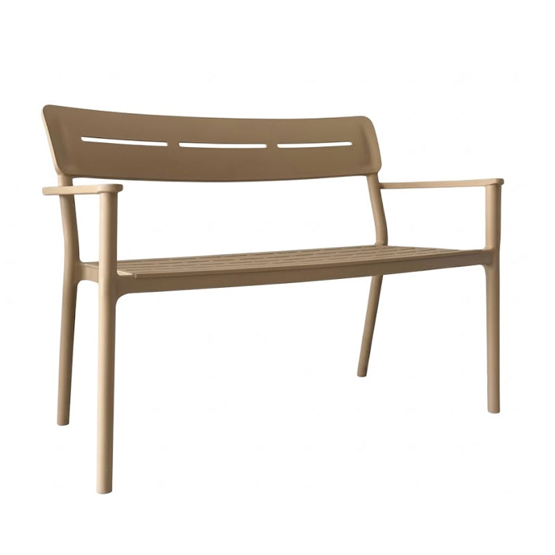 Παγκάκι Διθέσιο Cadrin Cappuccino PP 117x60x83