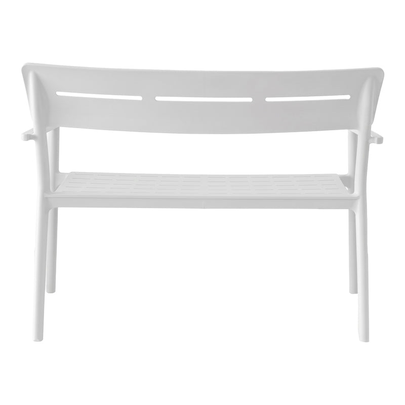 Παγκάκι Διθέσιο Cadrin Λευκό PP 117x60x83