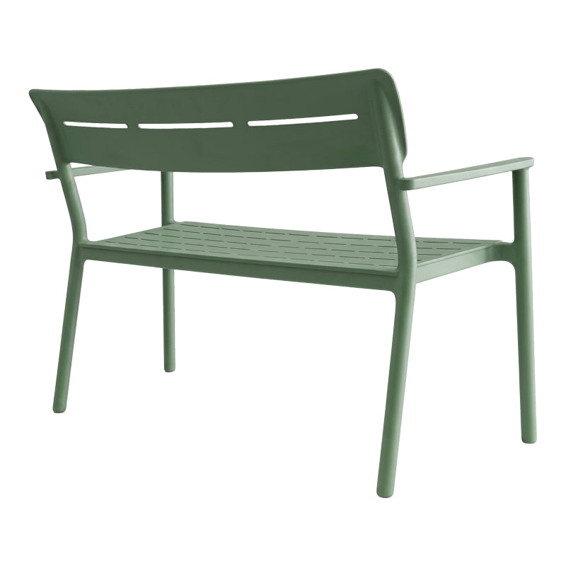 Cadrin 2-Seater Bench Dark Green PP 117x60x83