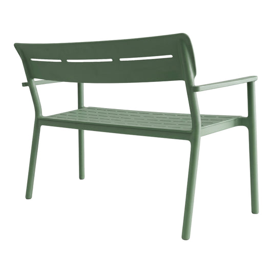 Παγκάκι Διθέσιο Cadrin Σκούρο Πράσινο PP 117x60x83