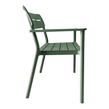Cadrin 2-Seater Bench Dark Green PP 117x60x83