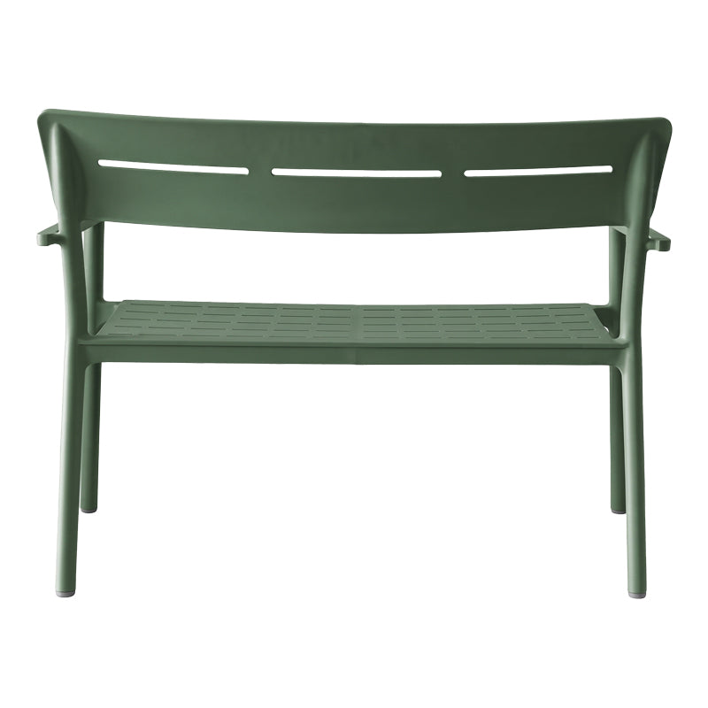 Cadrin 2-Seater Bench Dark Green PP 117x60x83