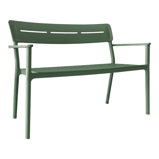 Παγκάκι Διθέσιο Cadrin Σκούρο Πράσινο PP 117x60x83