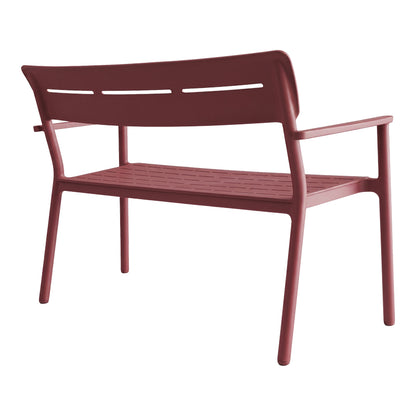 Cadrin Two-Seater Bench Bordeaux PP 117x60x83