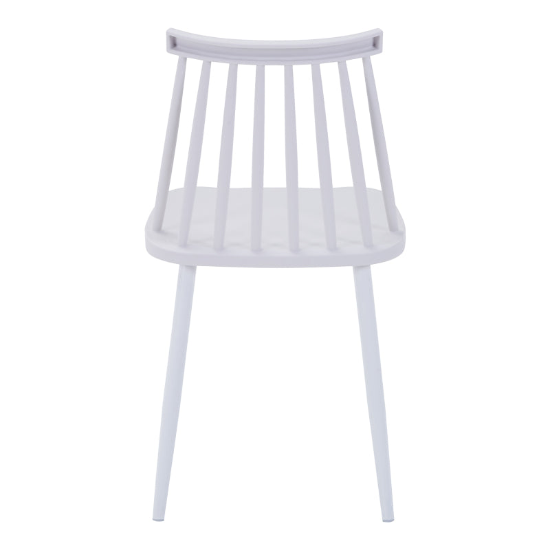 Καρέκλα Aurora I PP σε Λευκή Απόχρωση-Πόδι Μεταλλικό Λευκό 43x48x79