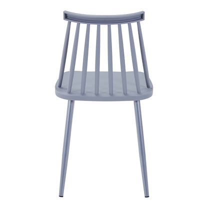 Καρέκλα Aurora I PP σε Γκρι Απόχρωση-Πόδι Μεταλλικό Γκρι 43x48x79