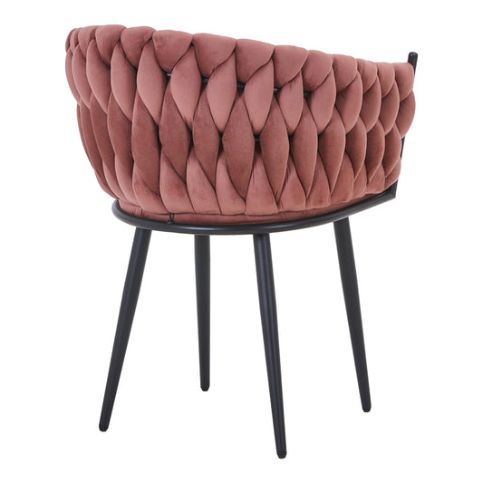 Πολυθρόνα Vivian Σάπιο Μήλο Βελούδο-Πόδι Μαύρο Μέταλλο 61x55x80