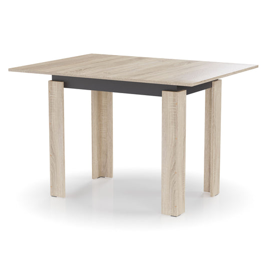 Τραπέζι Επεκτεινόμενο Κουζίνας Family Σονόμα-Ανθρακί 90x60x77