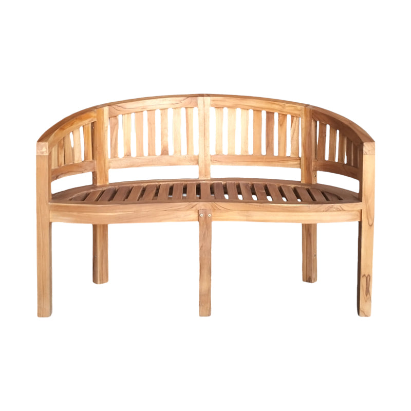 Παγκάκι Διθέσιο Coren Φυσικό Teak Ξύλο 130x61x87