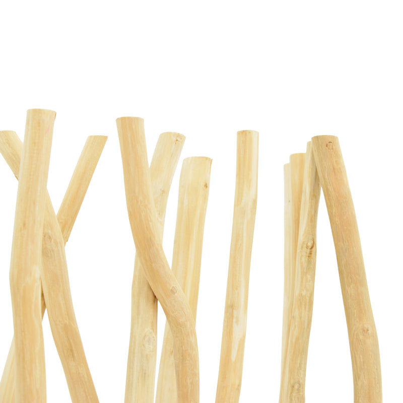 Διακοσμητικό Δαπέδου Jati Teak Ξύλο σε Φυσική Απόχρωση 60x20x190