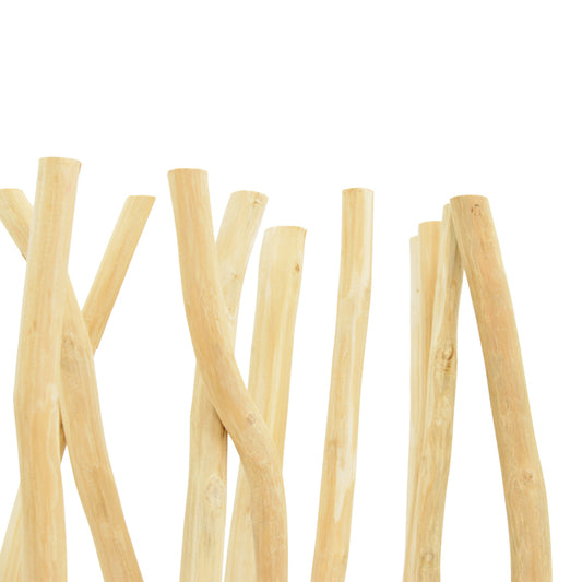 Διακοσμητικό Δαπέδου Jati Teak Ξύλο σε Φυσική Απόχρωση 60x20x190