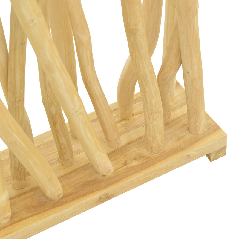 Διακοσμητικό Δαπέδου Jati Teak Ξύλο σε Φυσική Απόχρωση 60x20x190