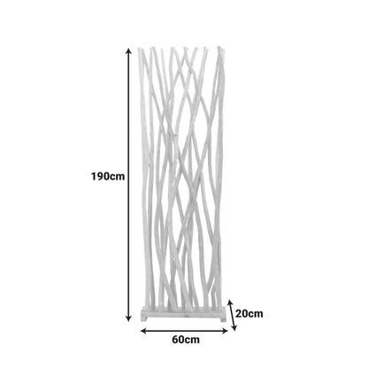 Διακοσμητικό Δαπέδου Jati Teak Ξύλο σε Φυσική Απόχρωση 60x20x190