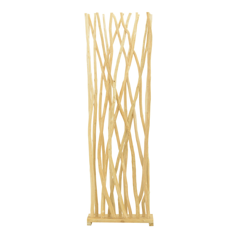 Διακοσμητικό Δαπέδου Jati Teak Ξύλο σε Φυσική Απόχρωση 60x20x190