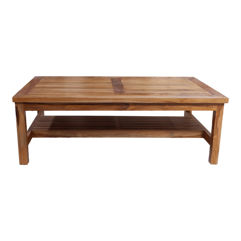 Τραπέζι Σαλονιού Louf Καρυδί Teak Ξύλο 120x70x40