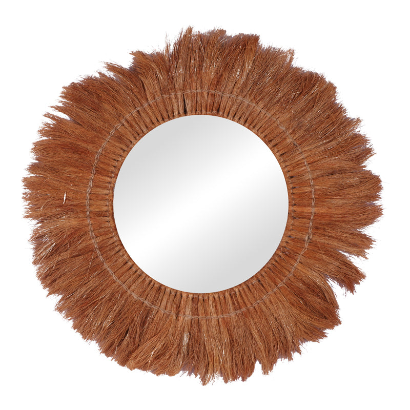 Καθρέπτης Seire Ψάθα σε Φυσική Απόχρωση Φ50x8