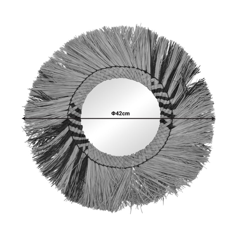 Καθρέπτης Cielro Mendong σε Φυσική Απόχρωση Φ42x6