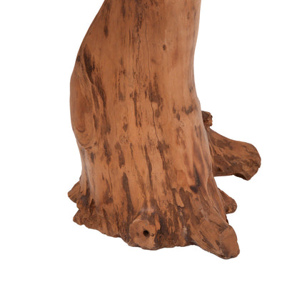 Βοηθητικό Τραπέζι Mushile Teak Ξύλο σε Φυσική Απόχρωση 30x35x45