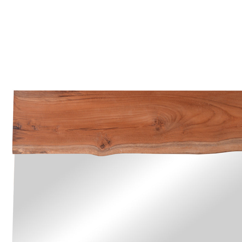 Καθρέπτης Riverine Teak Ξύλο σε Φυσική Απόχρωση 120x80x4