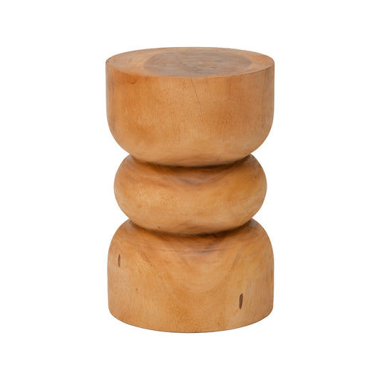 Σκαμπό Estelle Suar Ξύλο σε Φυσική Απόχρωση Φ30x45