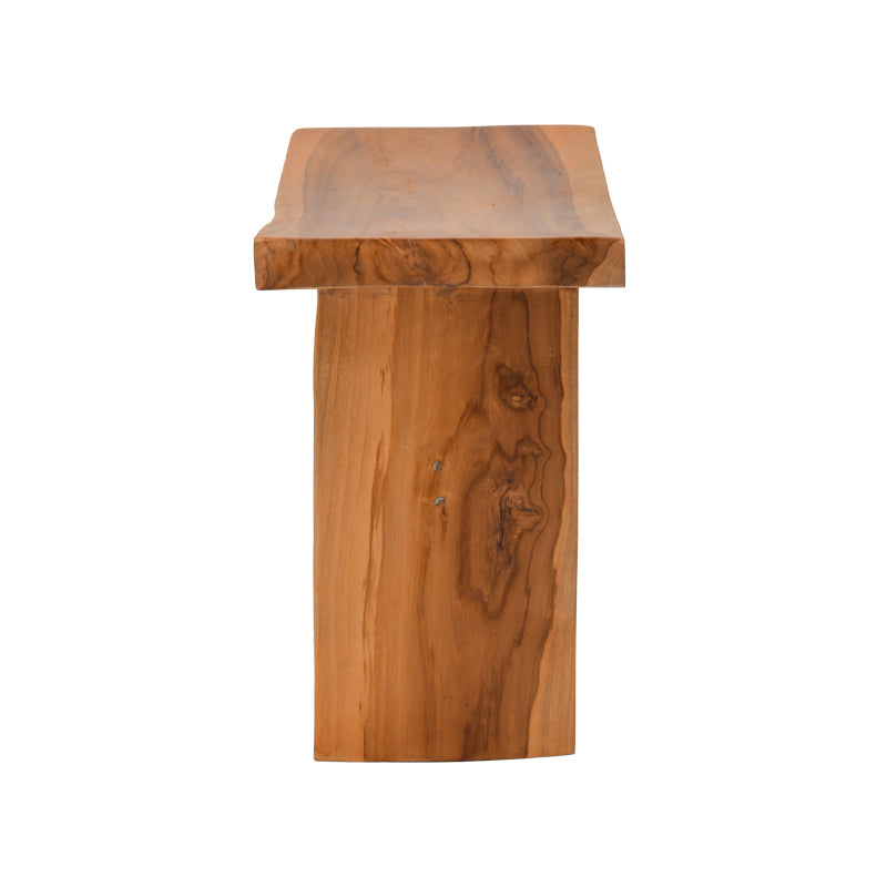 Σκαμπό Borbe Teak Ξύλο σε Φυσική Απόχρωση 45x28x45