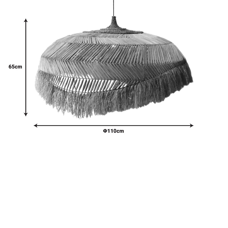 Φωτιστικό Οροφής Izert Sisal σε Φυσικό Χρώμα Φ110x65