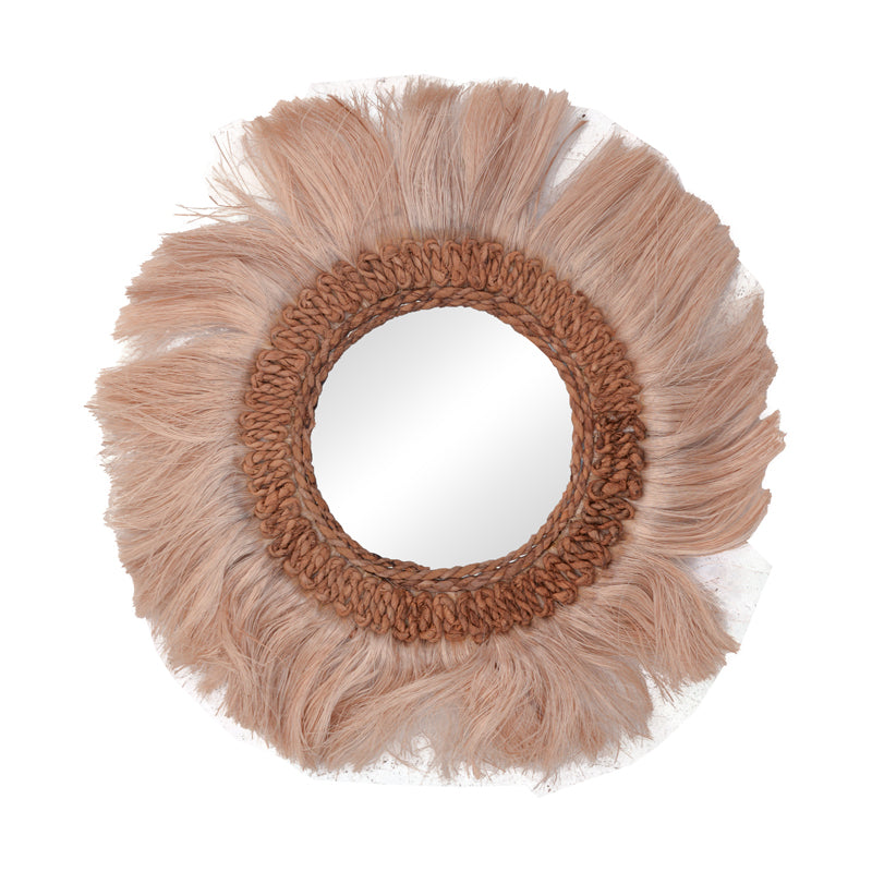 Καθρέπτης Fraklone Abaca σε Φυσικό Χρώμα Φ50x4