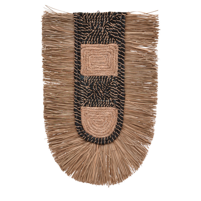 Διακοσμητικό Τοίχου Baffen Ψάθα σε Φυσικό Χρώμα 46x68x8