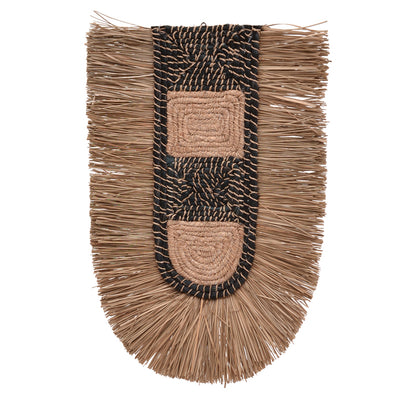 Διακοσμητικό Τοίχου Baffen Ψάθα σε Φυσικό Χρώμα 46x68x8