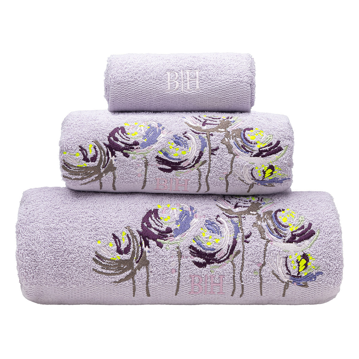 Σετ Πετσέτες Art 3396 Σετ 3 Τμχ Λιλά