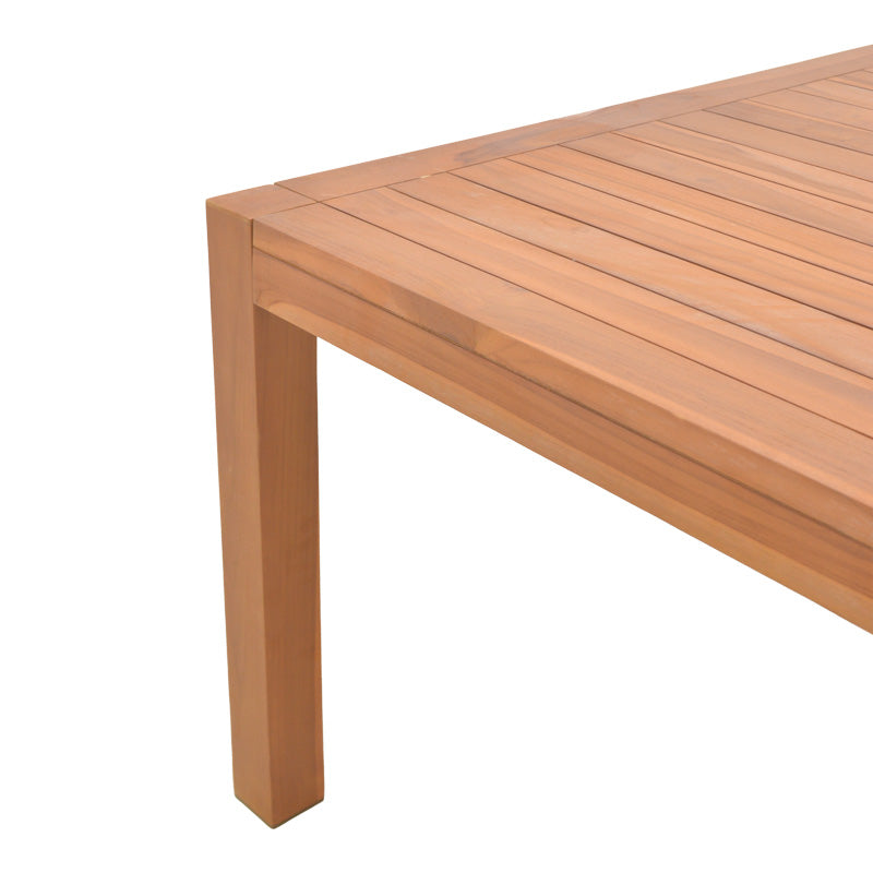 Τραπέζι Vocaly Teak Ξύλο σε Φυσική Απόχρωση 200x100x75