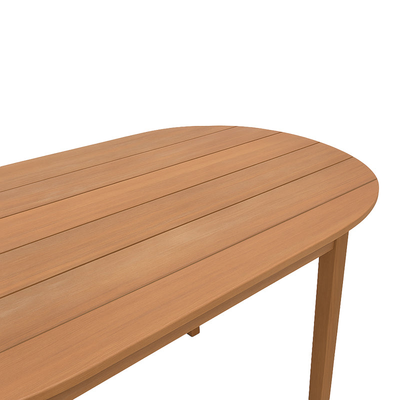 Τραπέζι Skyl Teak Ξύλο σε Φυσική Απόχρωση 190x90x75