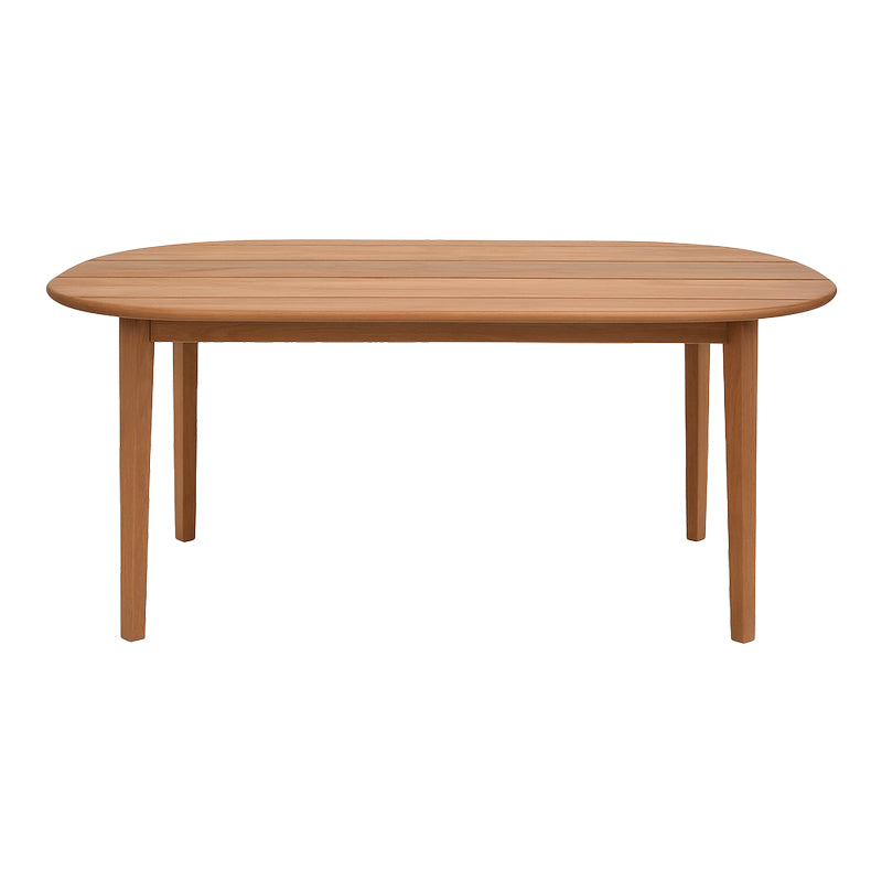 Τραπέζι Skyl Teak Ξύλο σε Φυσική Απόχρωση 190x90x75