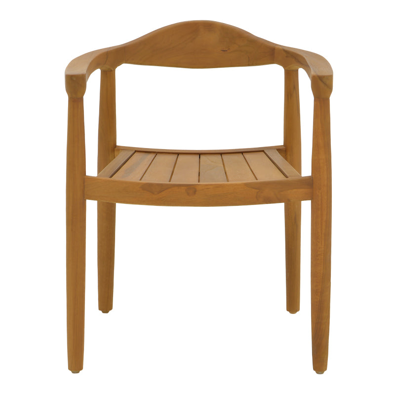 Πολυθρόνα Ganny Teak Ξύλο σε Φυσική Απόχρωση 59x56x71