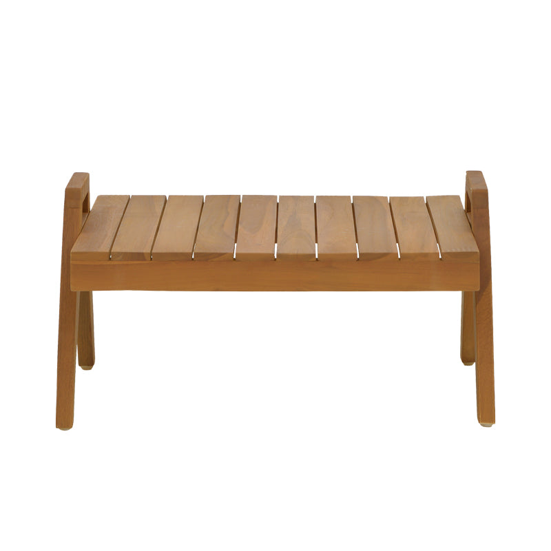 Τραπέζι Kally Teak Ξύλο σε Φυσική Απόχρωση 60x50x34