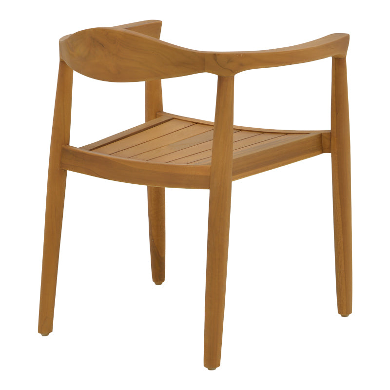 Τραπεζαρία 7 Τεμ Ganny-Colen Teak Ξύλο σε Φυσική Απόχρωση Φ150x75