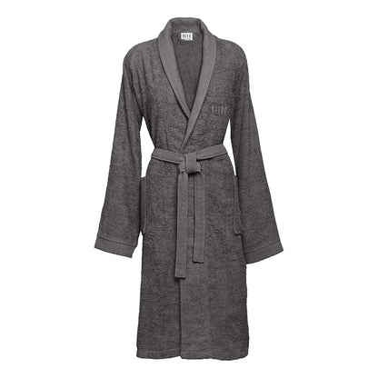 Μπουρνούζι με Γιακά Art 3401 Ανθρακί 2XL