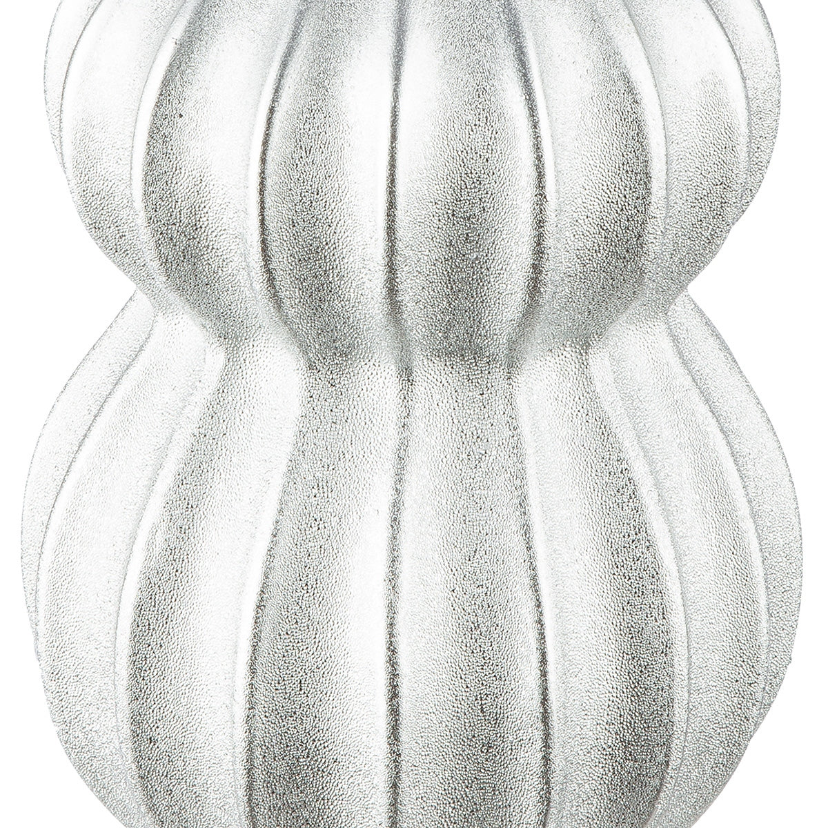 Βάζο Κεραμικό Ασημί Χρώμα 10x10x16