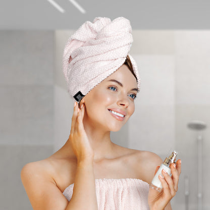 Πετσέτα Μαλλιών Turban Art 3410 Ροζ