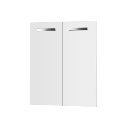 Κάτω Πορτάκια Charlotte Λευκό 60x71.4x1.6