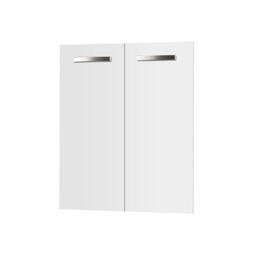 Κάτω Πορτάκια Charlotte Λευκό 60x71.4x1.6