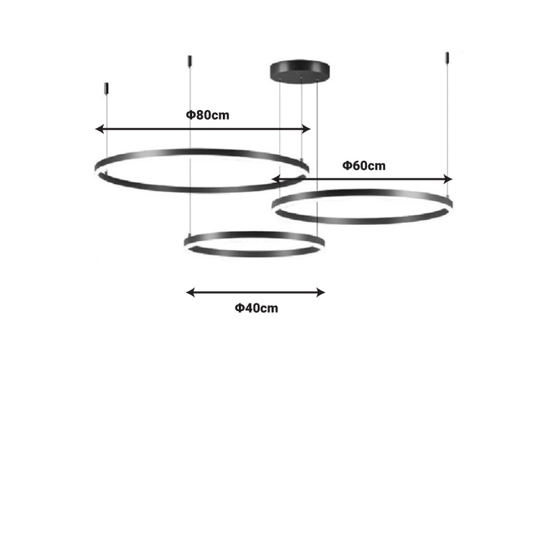 Φωτιστικό Οροφής Premele LED Μαύρο Μέταλλο Φ120x150