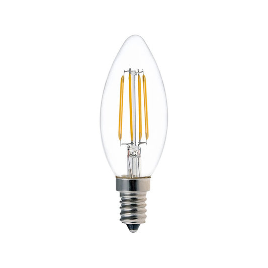 Λαμπτήρας LED C35 Bulb 4W 3000K E14 Clear