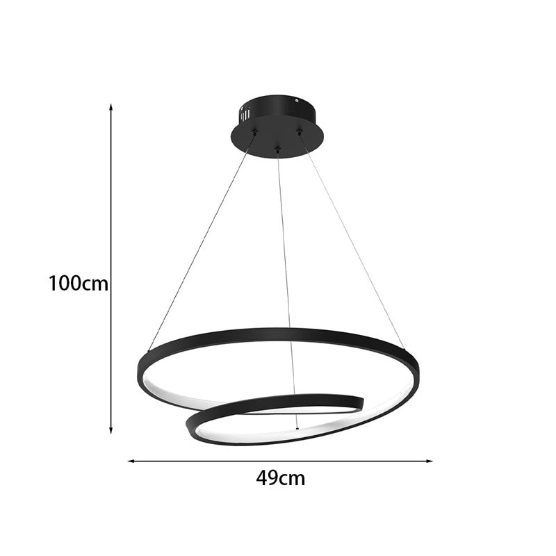 Φωτιστικό Οροφής Rexon LED Μέταλλο Μαύρο Φ49x12