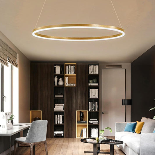 Φωτιστικό Οροφής Nebrian LED Μέταλλο Χρυσό Φ60x15