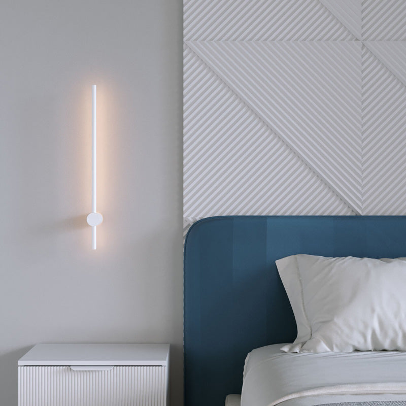 Φωτιστικό Τοίχου Eftenbo LED Μέταλλο Λευκό Φ8x80